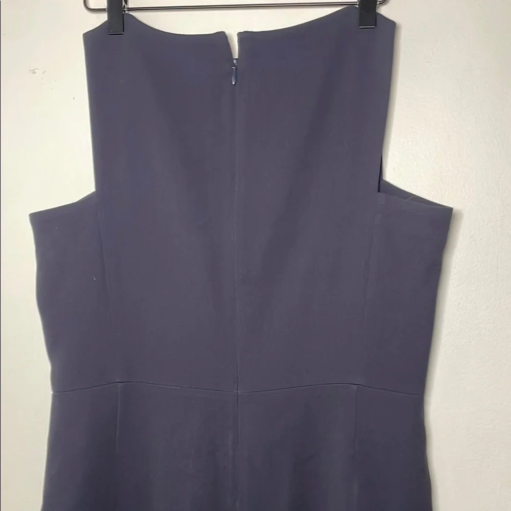 Tory Burch Black Sheath Mini Dress V-Neck Sleeveless